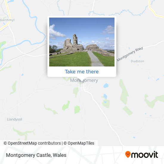 Montgomery Castle map