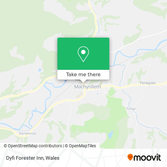 Dyfi Forester Inn map