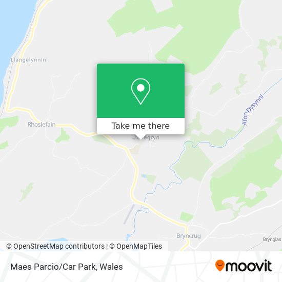 Maes Parcio/Car Park map
