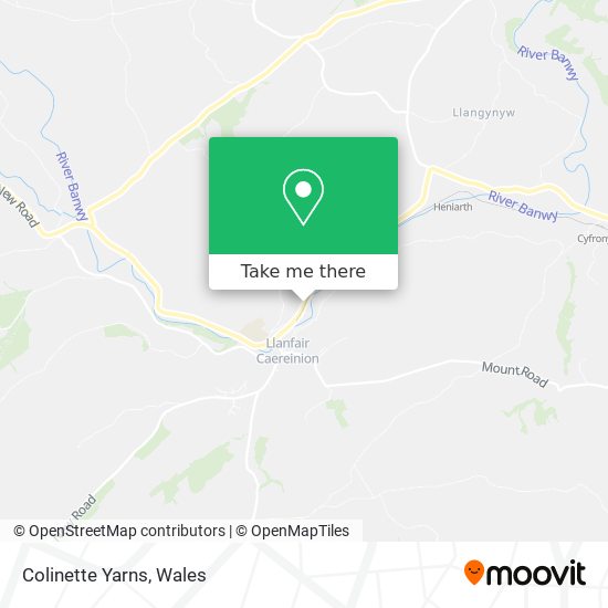 Colinette Yarns map