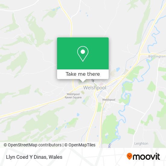 Llyn Coed Y Dinas map