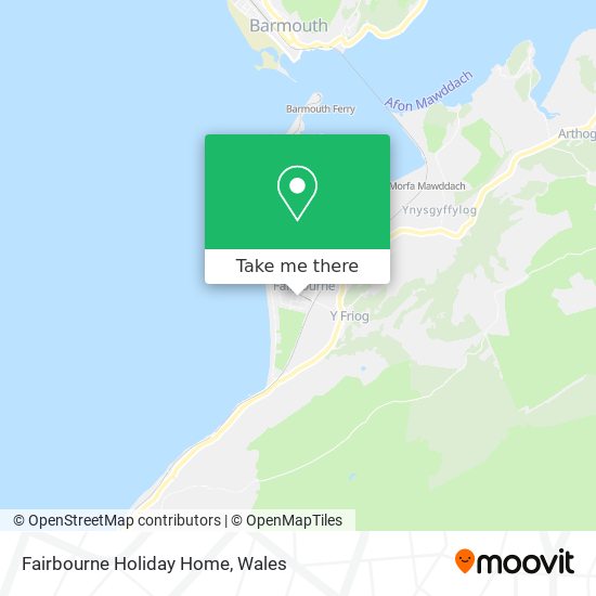 Fairbourne Holiday Home map