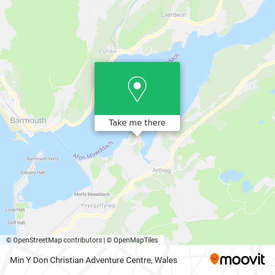 Min Y Don Christian Adventure Centre map