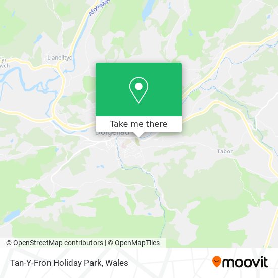 Tan-Y-Fron Holiday Park map