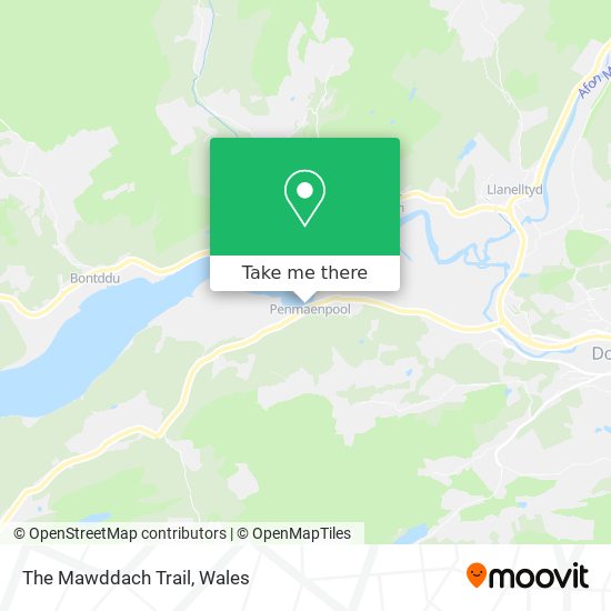 The Mawddach Trail map