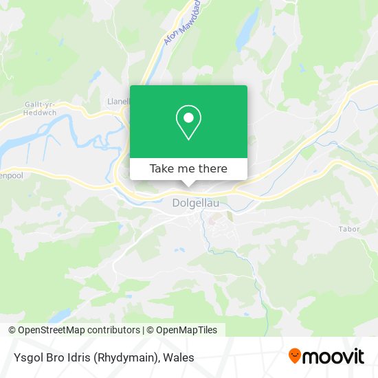 Ysgol Bro Idris (Rhydymain) map