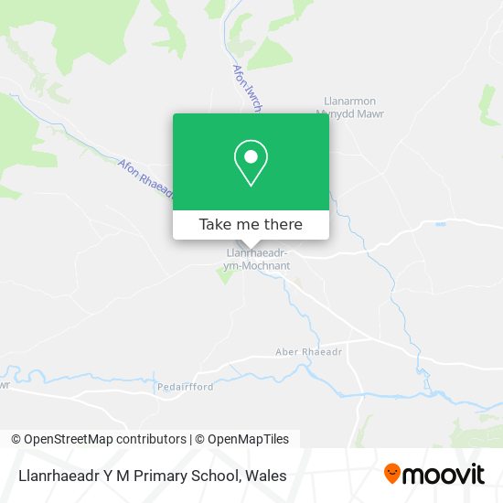 Llanrhaeadr Y M Primary School map