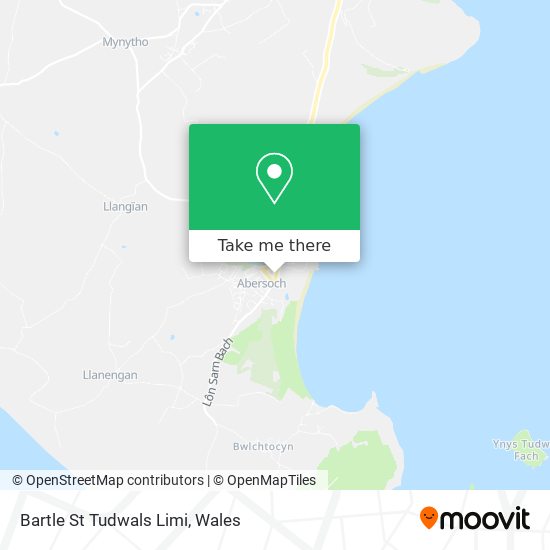 Bartle St Tudwals Limi map