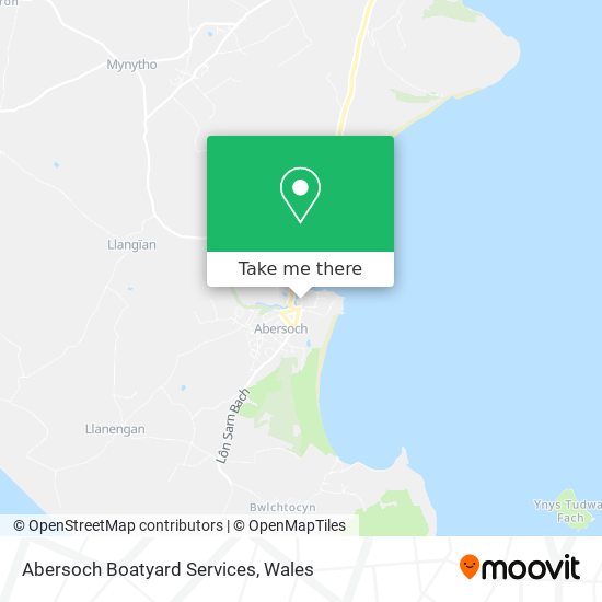 Abersoch Boatyard Services map