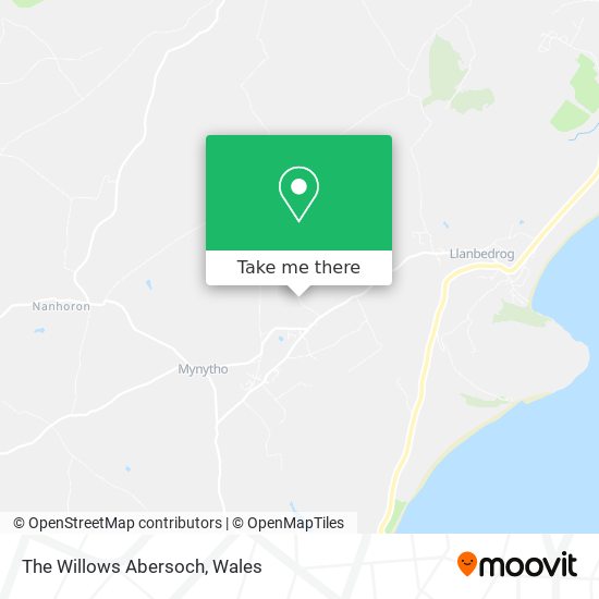 The Willows Abersoch map