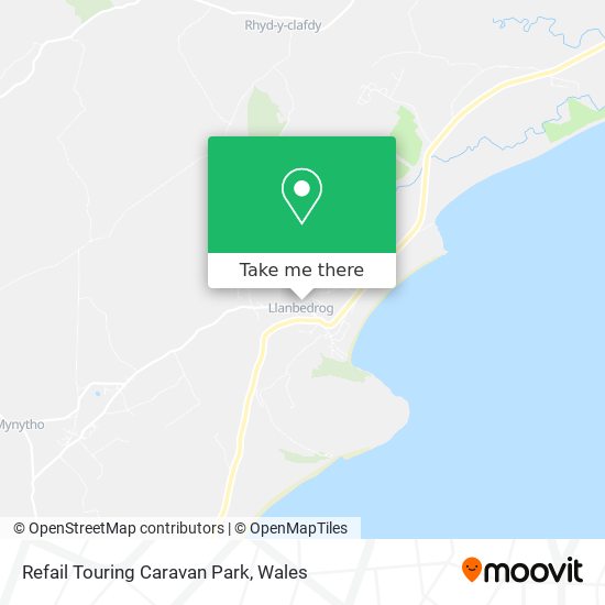 Refail Touring Caravan Park map