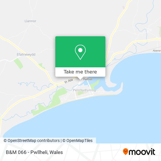 B&M 066 - Pwllheli map