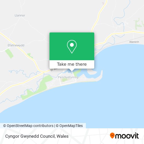 Cyngor Gwynedd Council map
