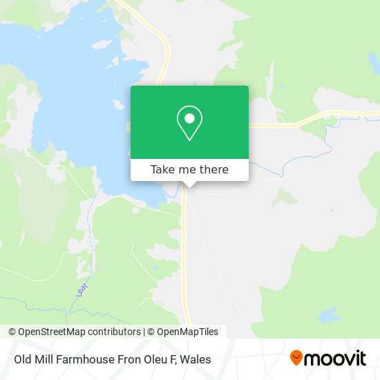 Old Mill Farmhouse Fron Oleu F map