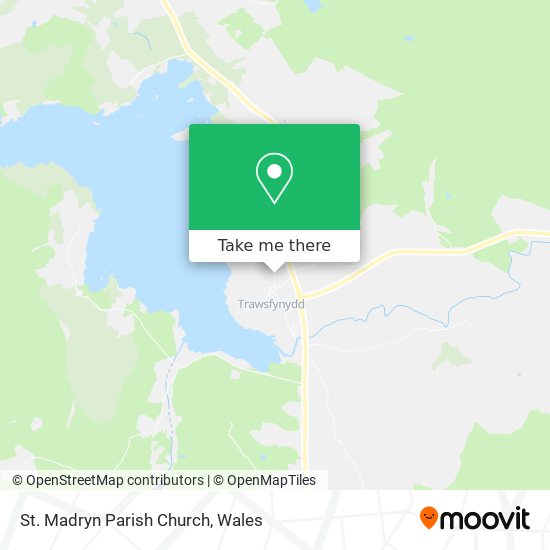 St. Madryn Parish Church map
