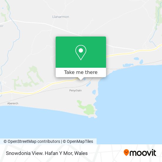 How to get to Snowdonia View. Hafan Y Mor in Gwynedd by Train?