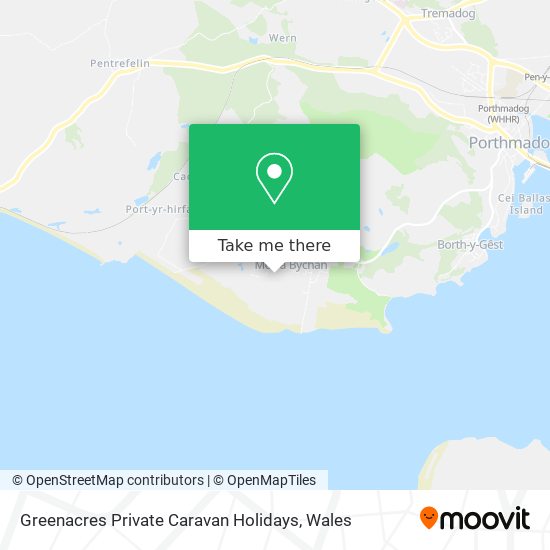 Greenacres Private Caravan Holidays map