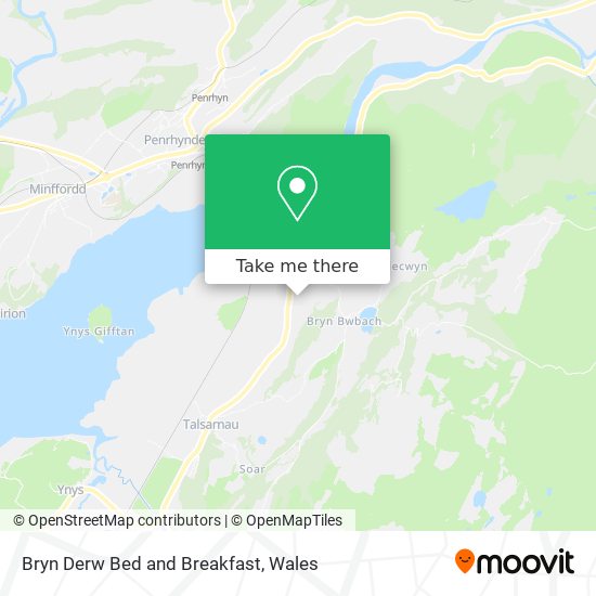 Bryn Derw Bed and Breakfast map
