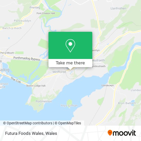 Futura Foods Wales map
