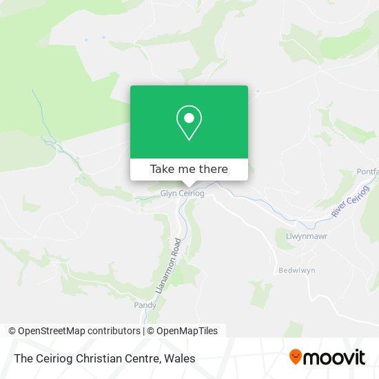 The Ceiriog Christian Centre map