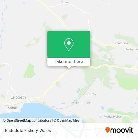 Eisteddfa Fishery map