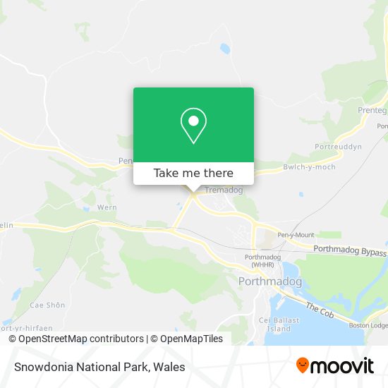 Snowdonia National Park map