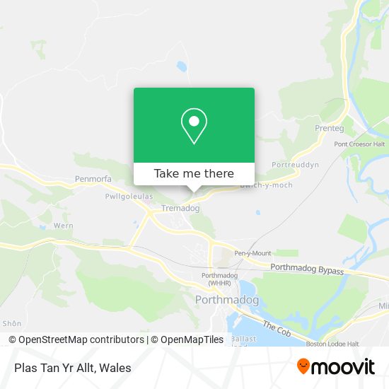 Plas Tan Yr Allt map
