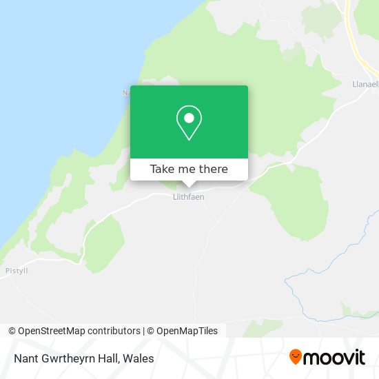 Nant Gwrtheyrn Hall map