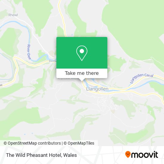 The Wild Pheasant Hotel map