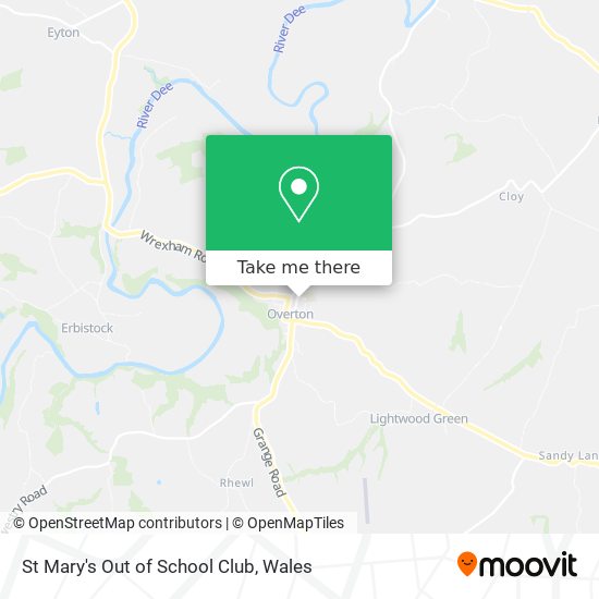 St Mary's Out of School Club map