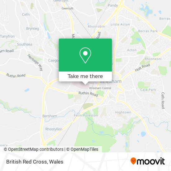 British Red Cross map