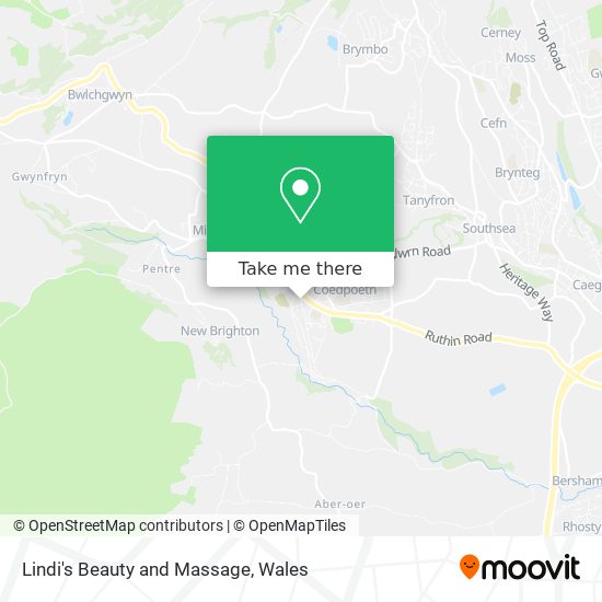 Lindi's Beauty and Massage map