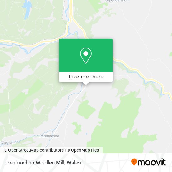 Penmachno Woollen Mill map