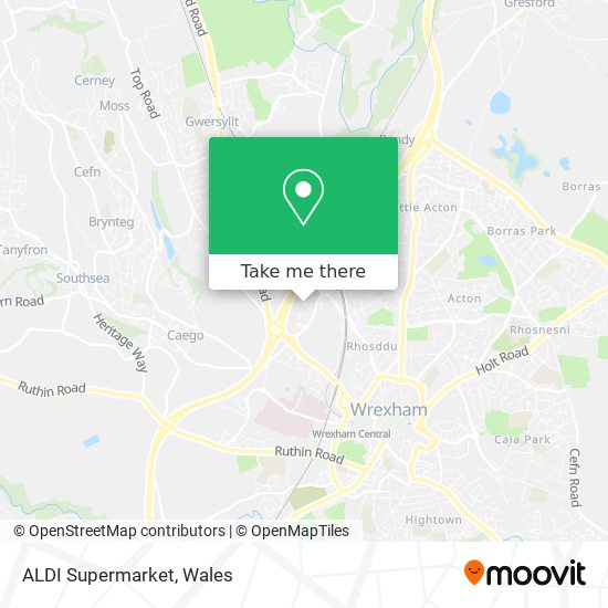 ALDI Supermarket map