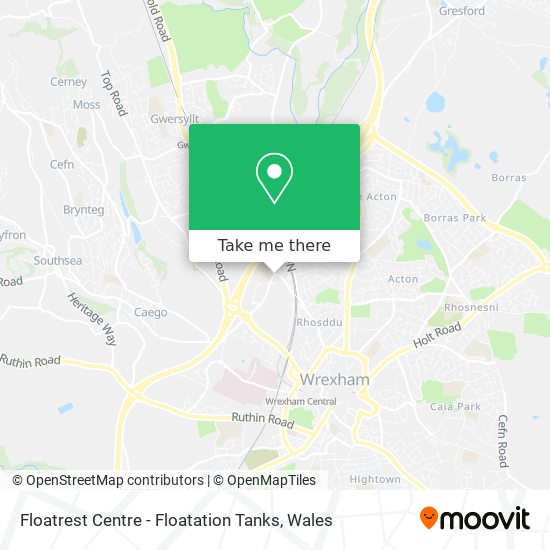 Floatrest Centre - Floatation Tanks map