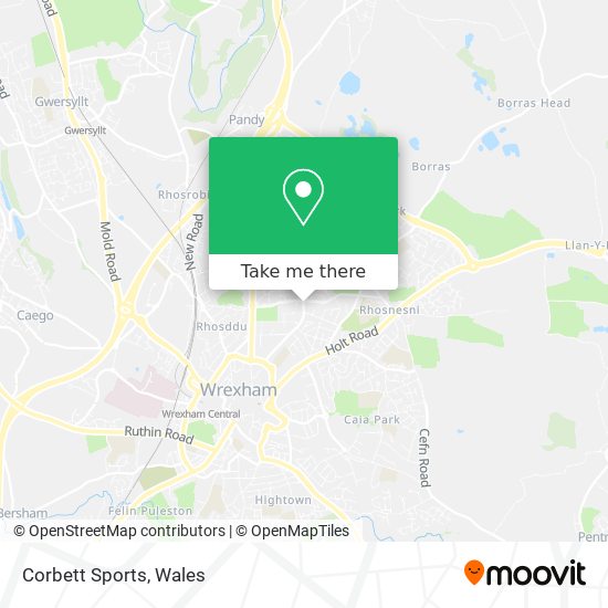 Corbett Sports map