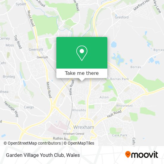 Garden Village Youth Club map
