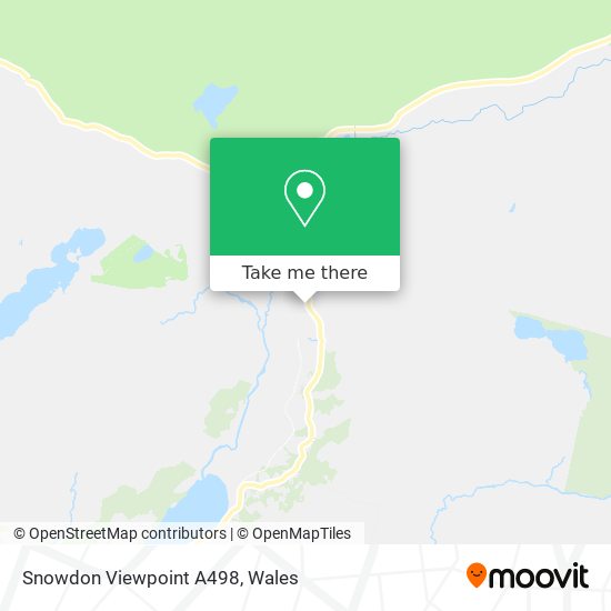 Snowdon Viewpoint A498 map