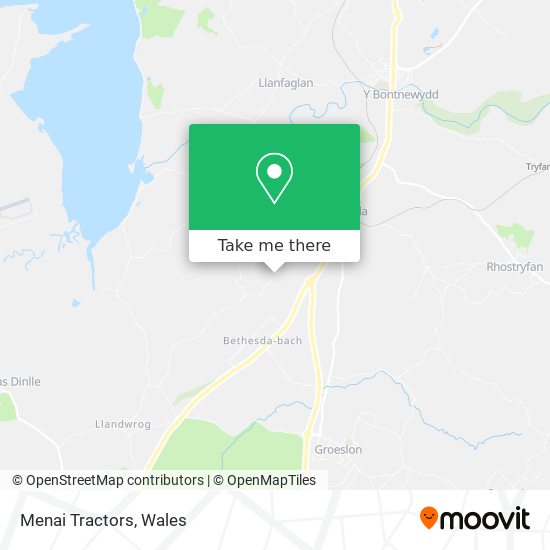 Menai Tractors map