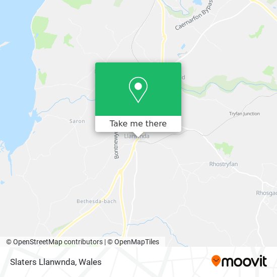 Slaters Llanwnda map