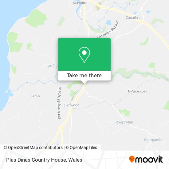Plas Dinas Country House map