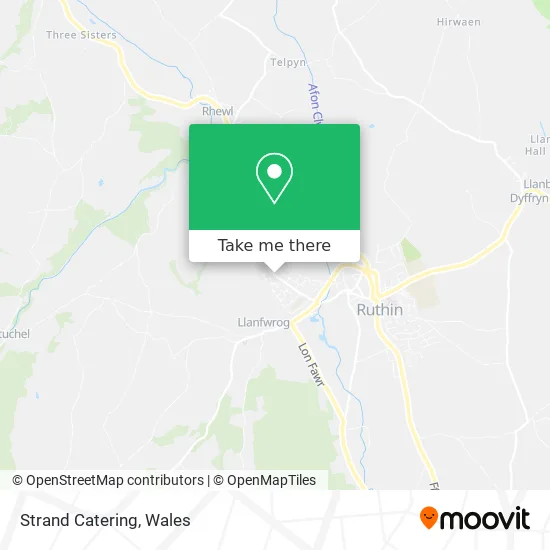 Strand Catering map