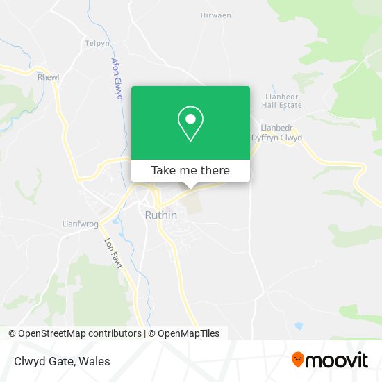 Clwyd Gate map