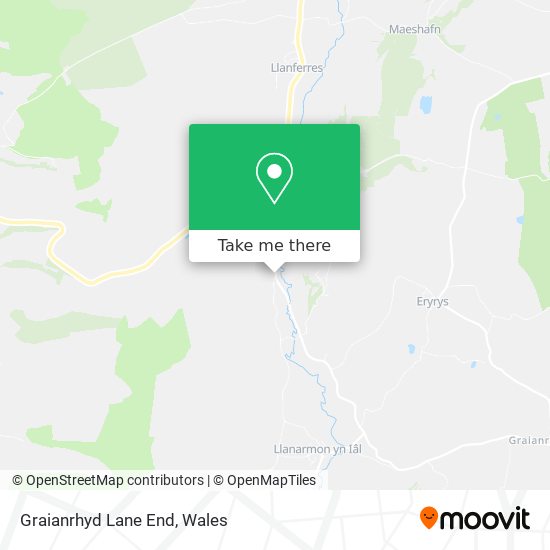 Graianrhyd Lane End map