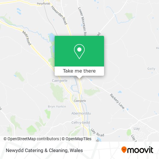 Newydd Catering & Cleaning map