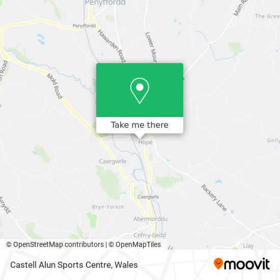Castell Alun Sports Centre map