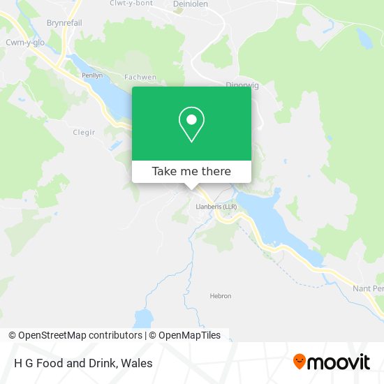 H G Food and Drink map