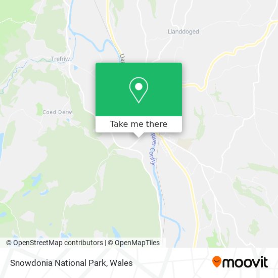 Snowdonia National Park map