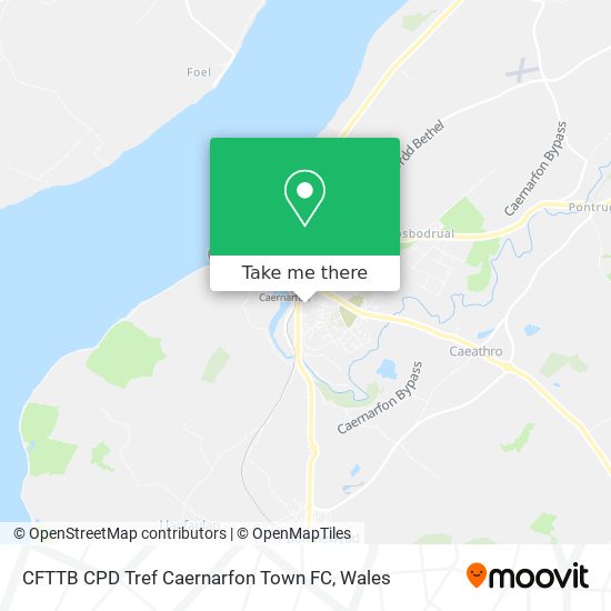 CFTTB CPD Tref Caernarfon Town FC map