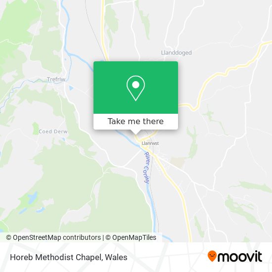 Horeb Methodist Chapel map